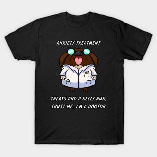 Dogtor Advice for Anxiety - Dog Lover Gift T-Shirt